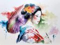 Geisha Aquarelle Web